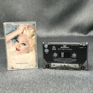 Vintage 1994 Madonna Bedtime Stories Cassette Tape Warner Music Sweden Pop Album